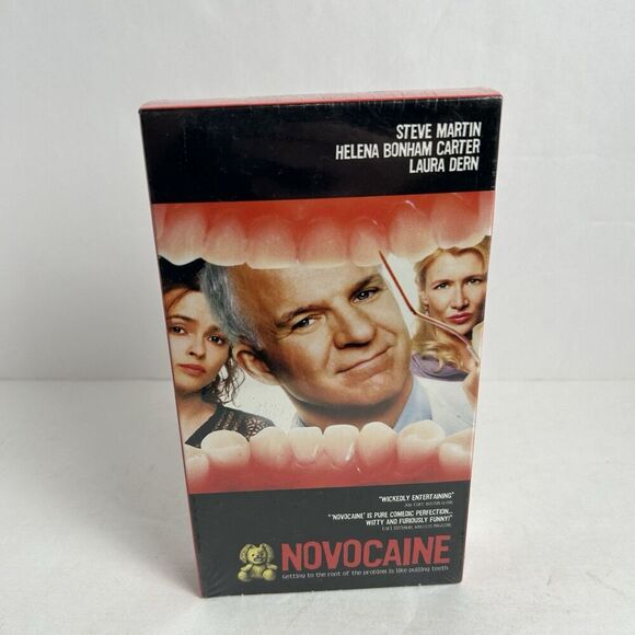 Novocaine (VHS, 2002) Steve Martin Helena Bonham Carter - Picture 1 of 6